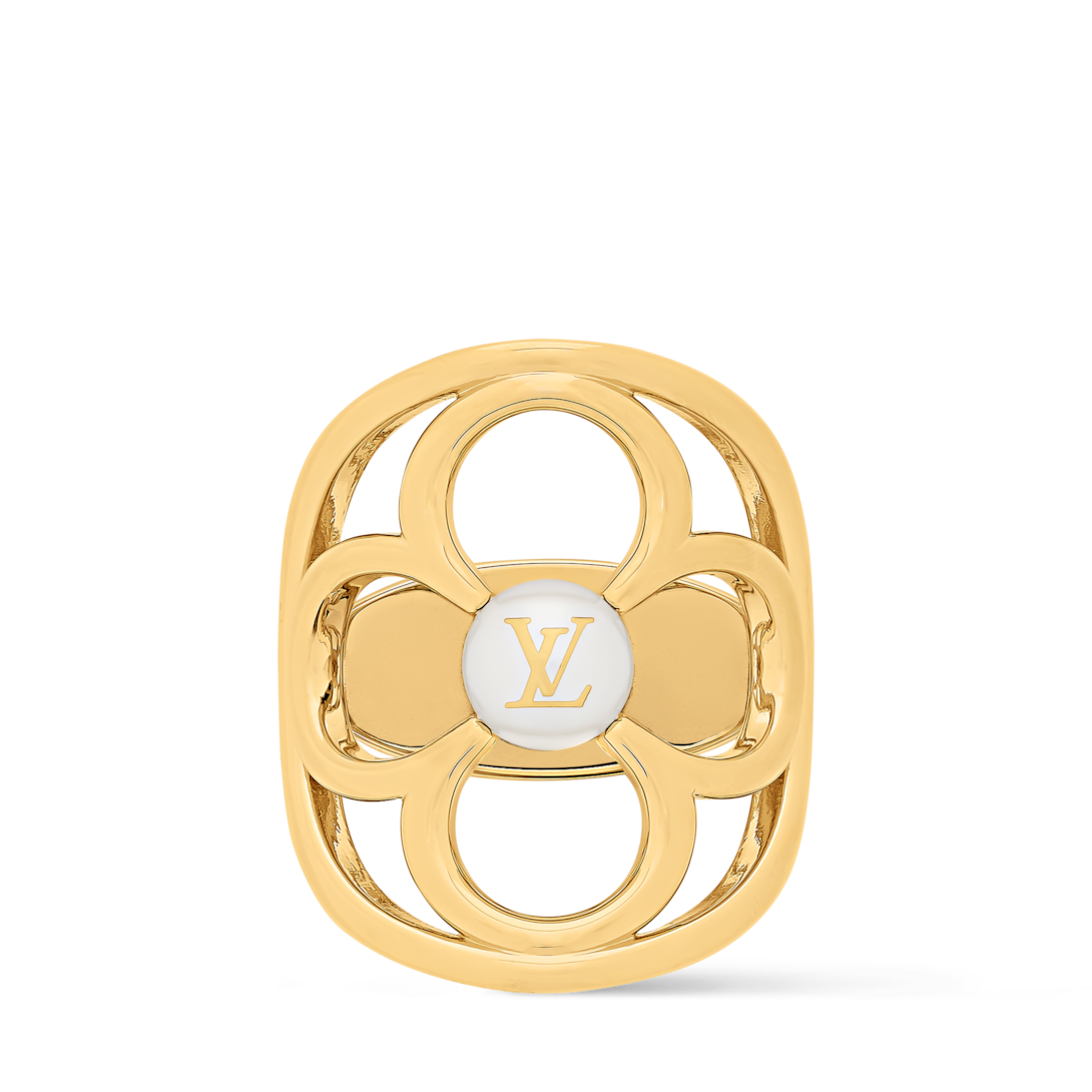 Pearly Flower Scarf Ring S00 - Fashion Jewelry | LOUIS VUITTON